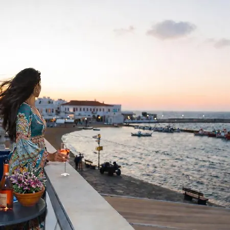 Mykonian Old Port With Sea View Apartment