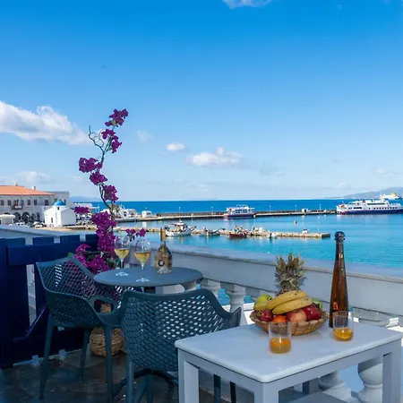 Mykonian Old Port With Sea View