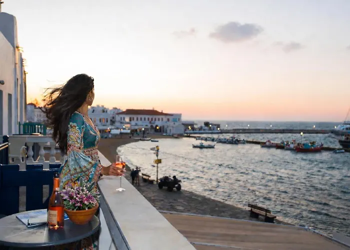 Mykonian Old Port With Sea View Appartement